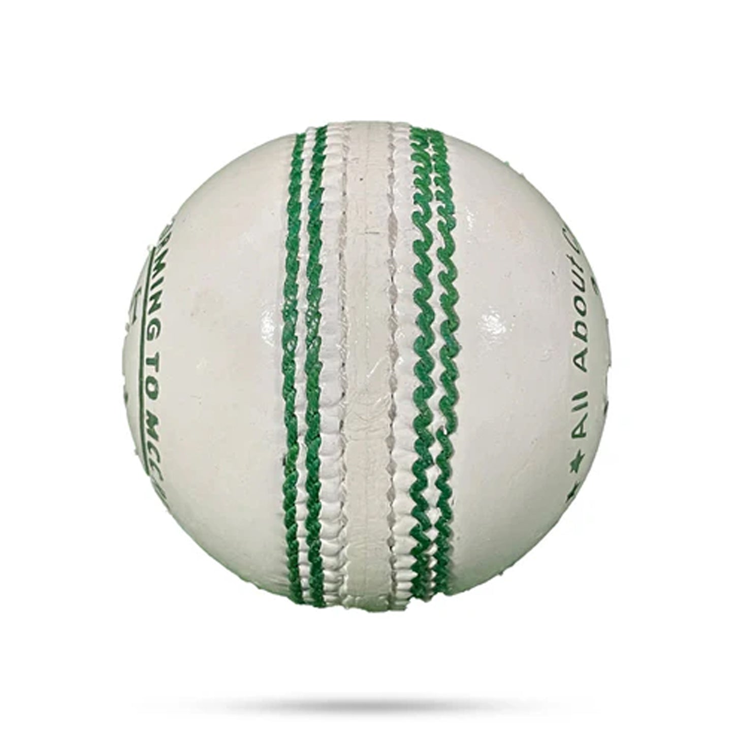 All About Cricket SUPER TEST Cricket Ball White