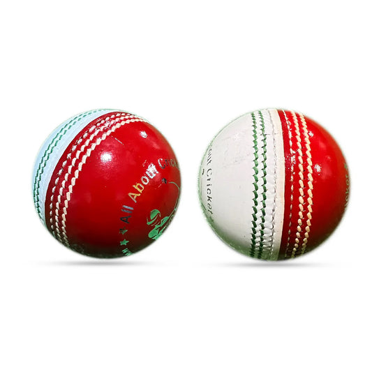 All About Cricket SUPER TEST Cricket Ball Red