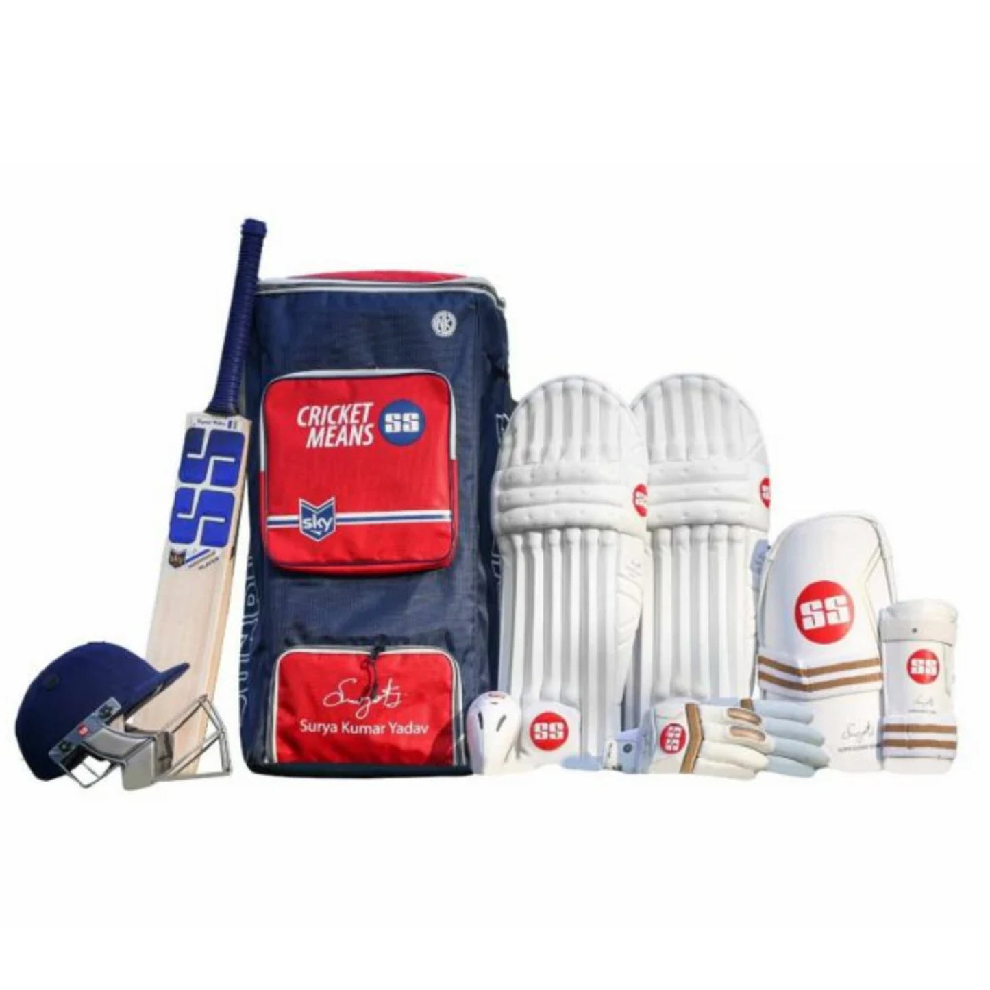 SS Sky English Willow Full Cricket Kit