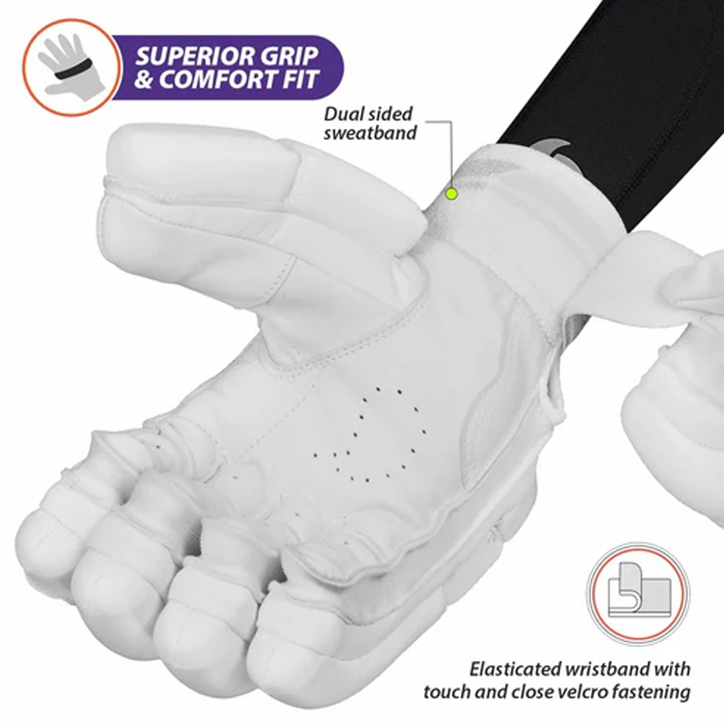 DSC Bull 31 Cricket Batting Gloves for Mens