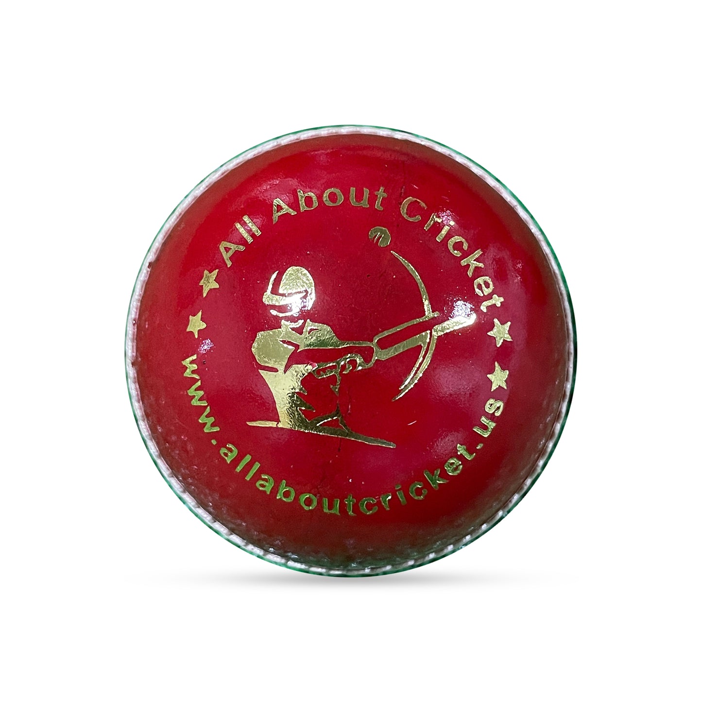 All About Cricket SUPER TEST Cricket Ball Red