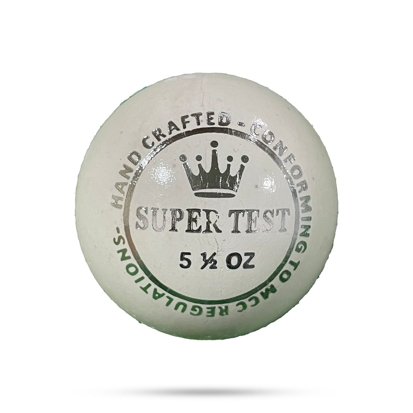 All About Cricket SUPER TEST Cricket Ball White