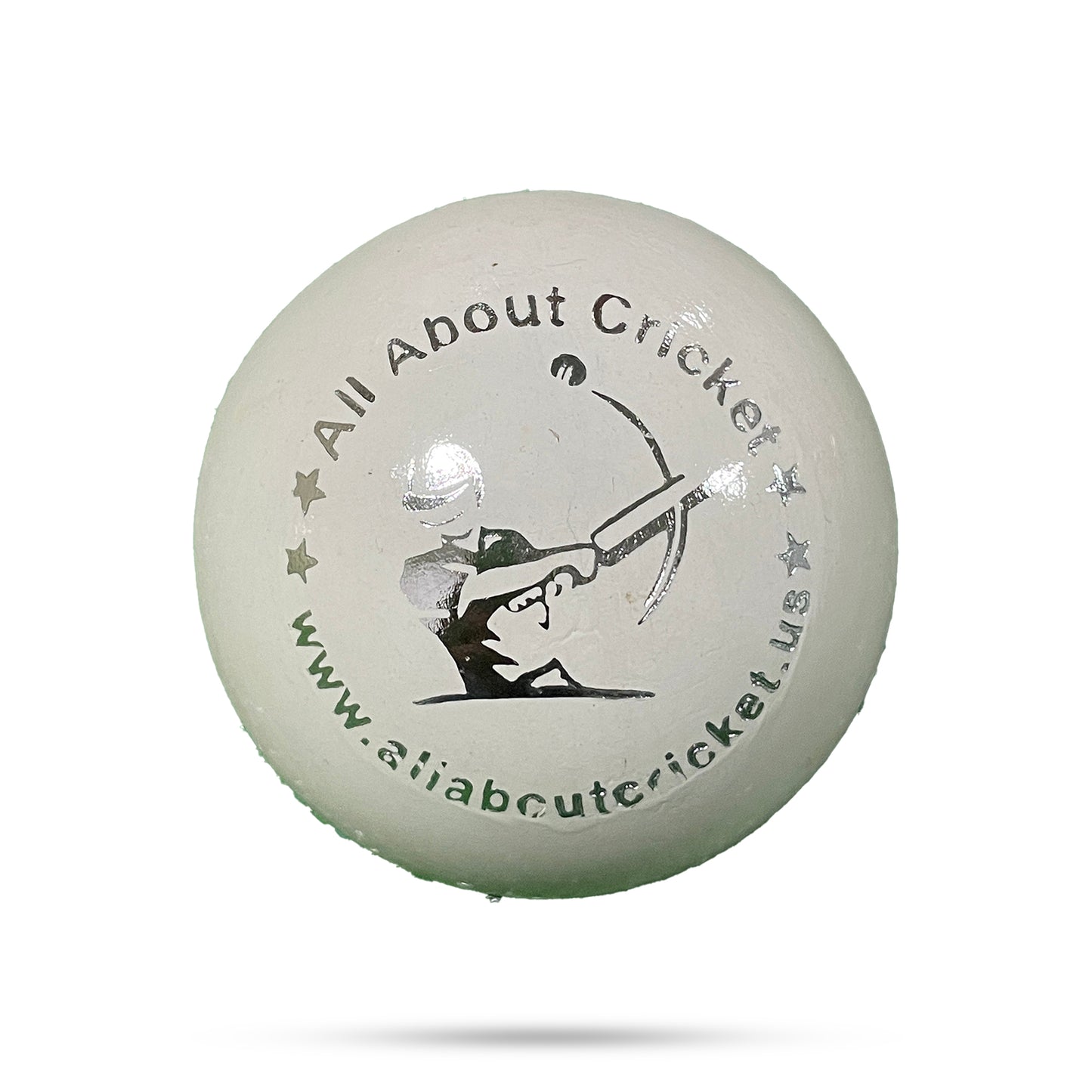 All About Cricket SUPER TEST Cricket Ball White