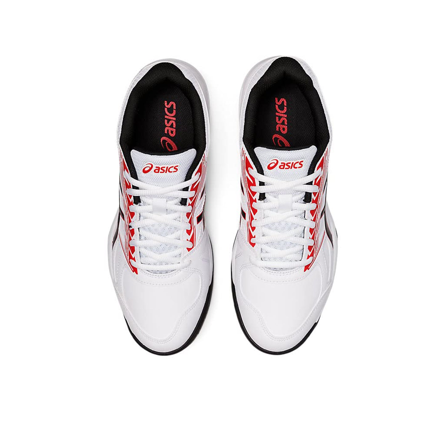 Asics Gel Lethal Field Cricket Shoes for Mens White/Electric Red