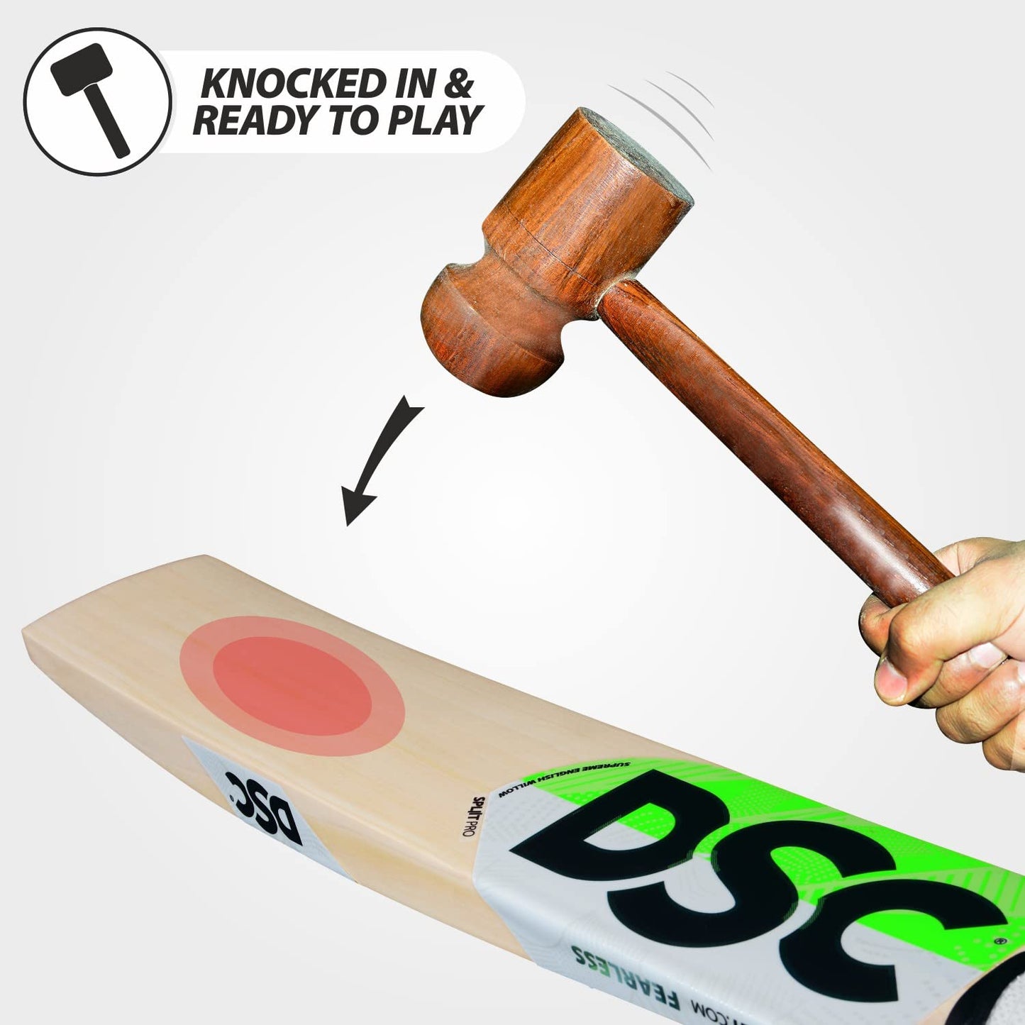 DSC SPLIIT 6.0 English Willow Cricket Bat SH