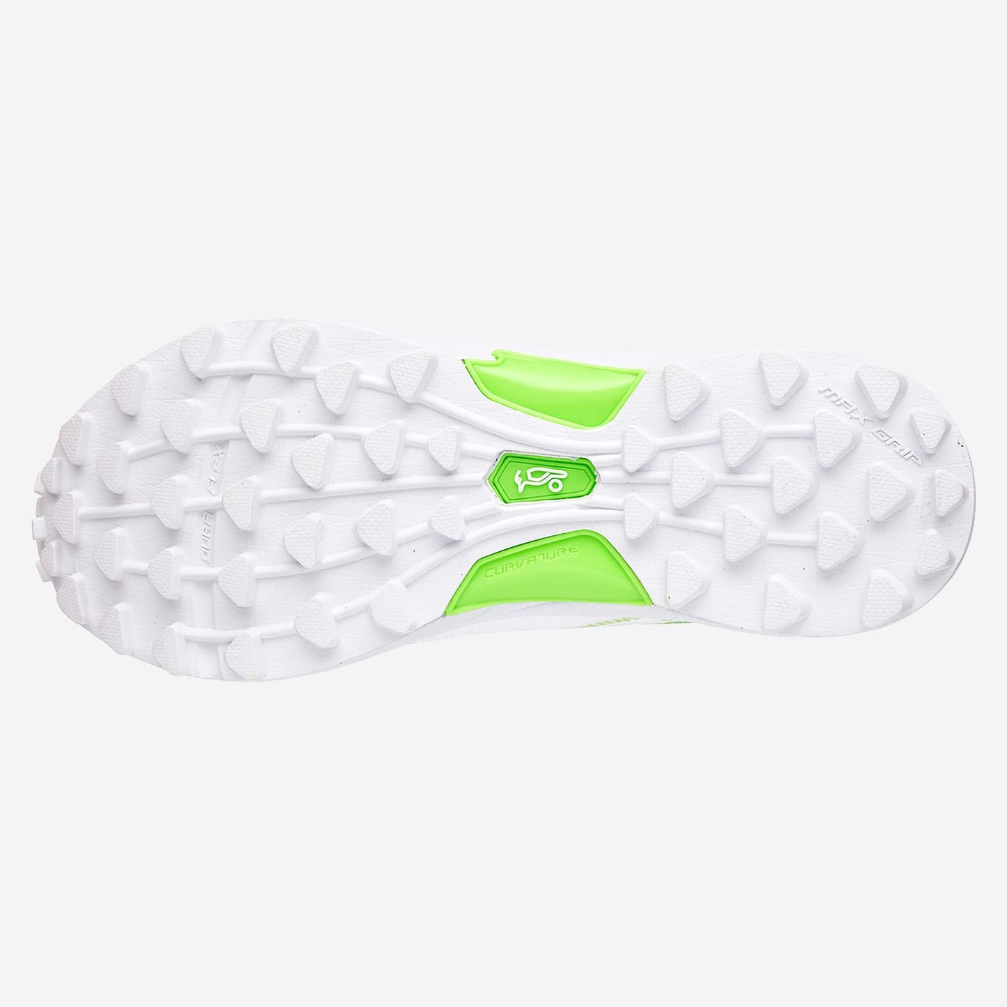 Kookaburra Pro 2.0 Rubber White/Lime Cricket Shoes