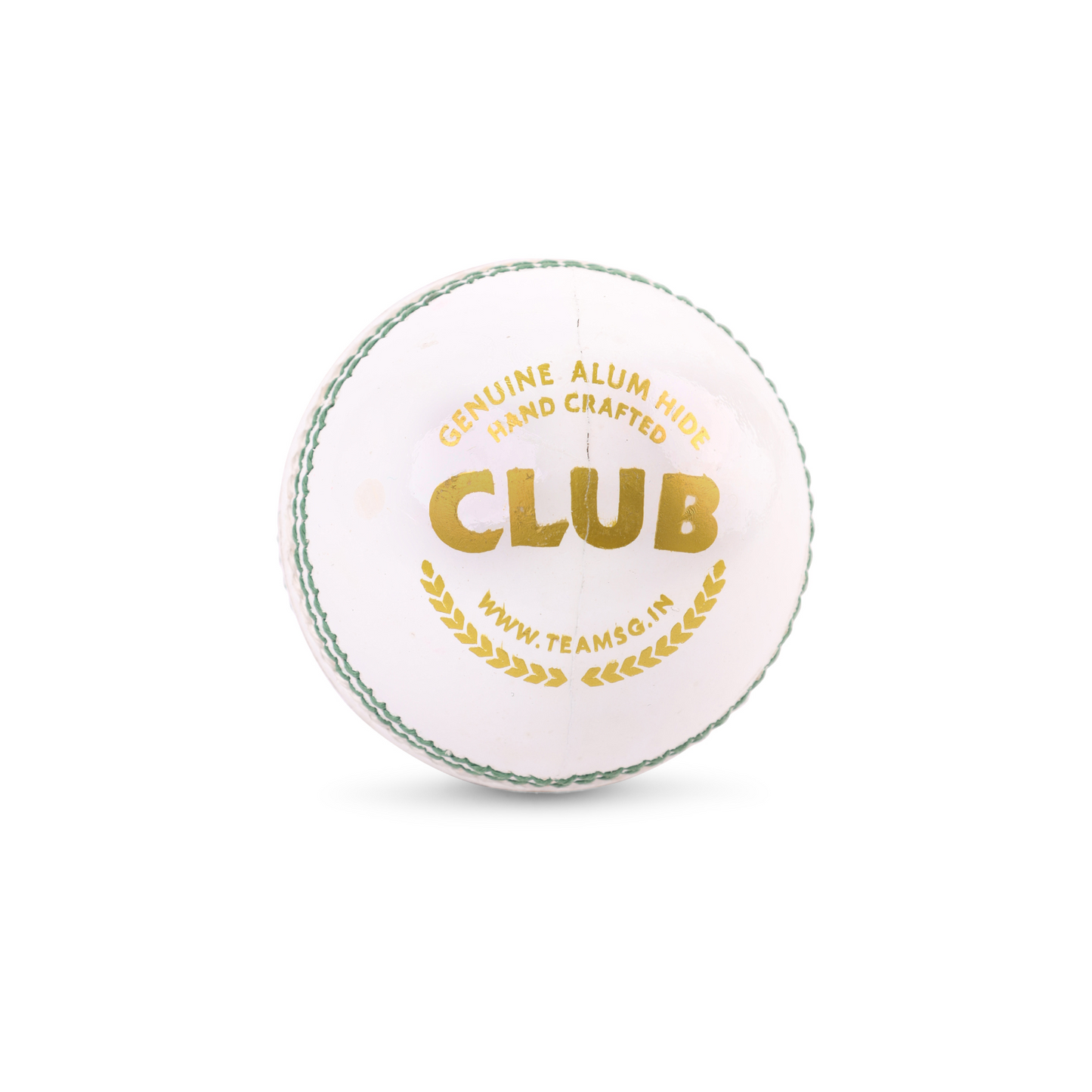 SG Club White Cricket Leather Ball