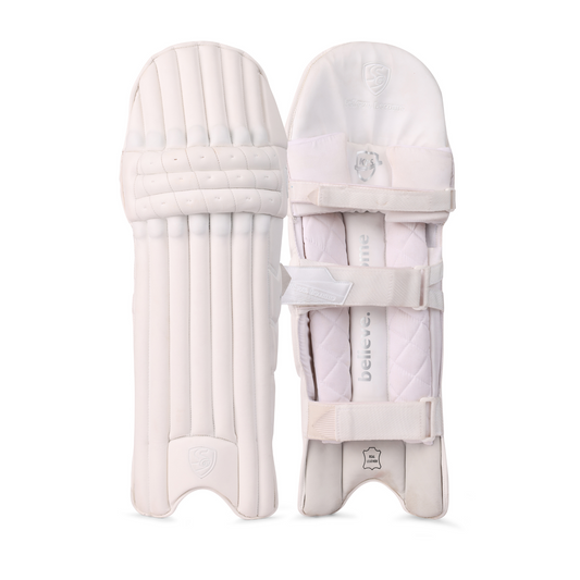 SG Hilite White Cricket Batting Batting Leg guard