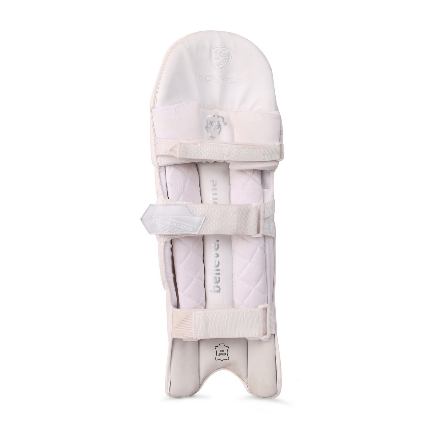 SG Hilite White Cricket Batting Batting Leg guard