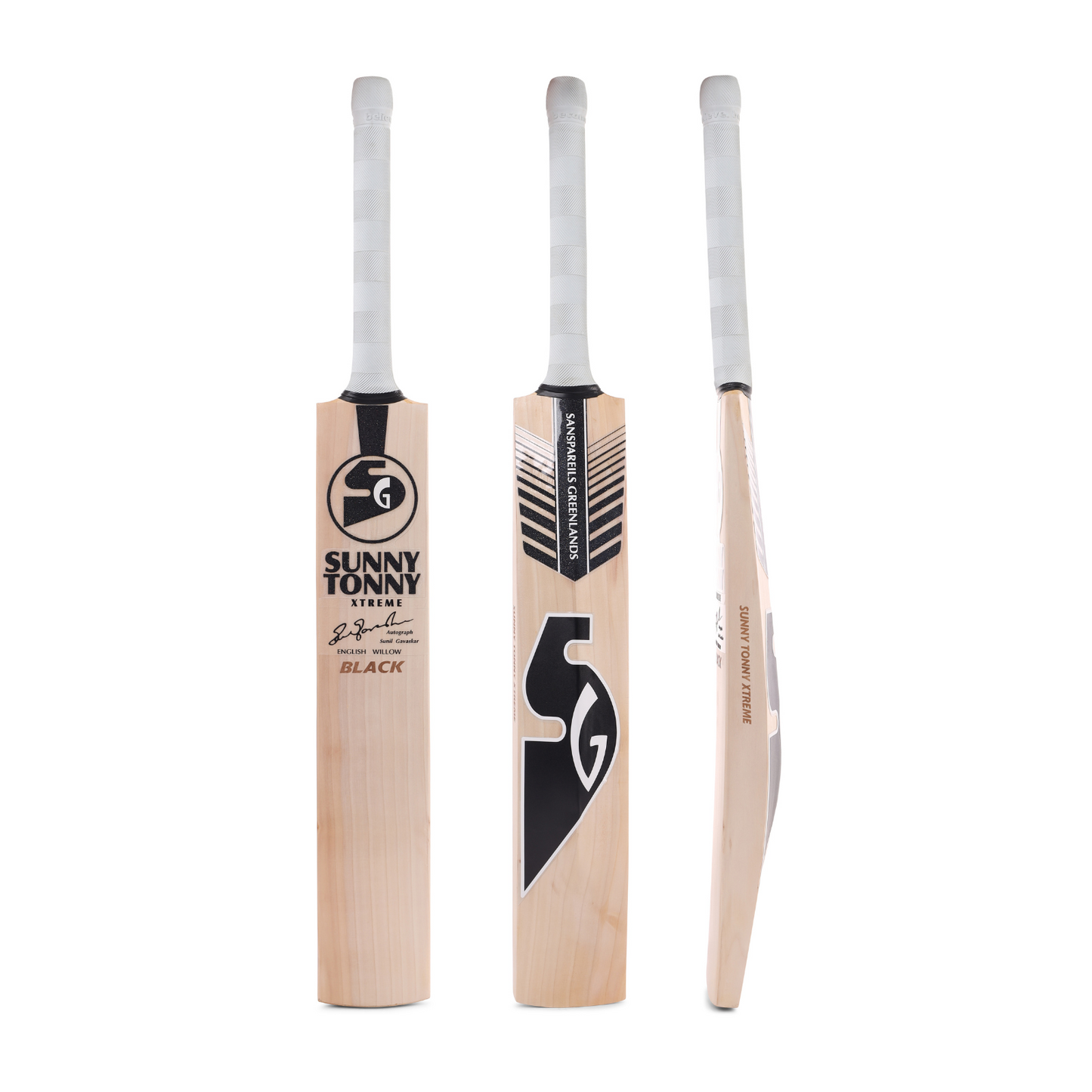 SG Sunny Tonny Xtreme Black English Willow Cricket Bat SH