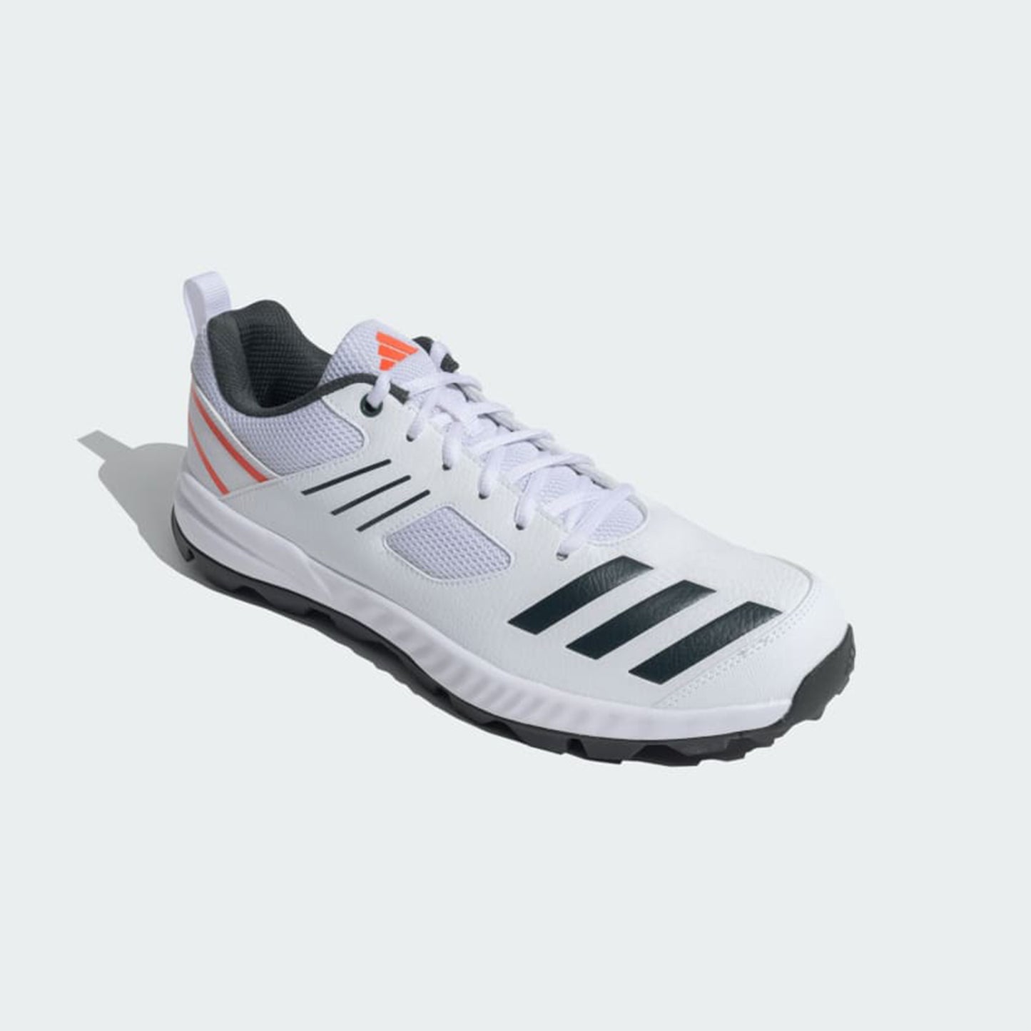 ADIDAS  Crihase Cricket Shoes For Men White/Black/Red
