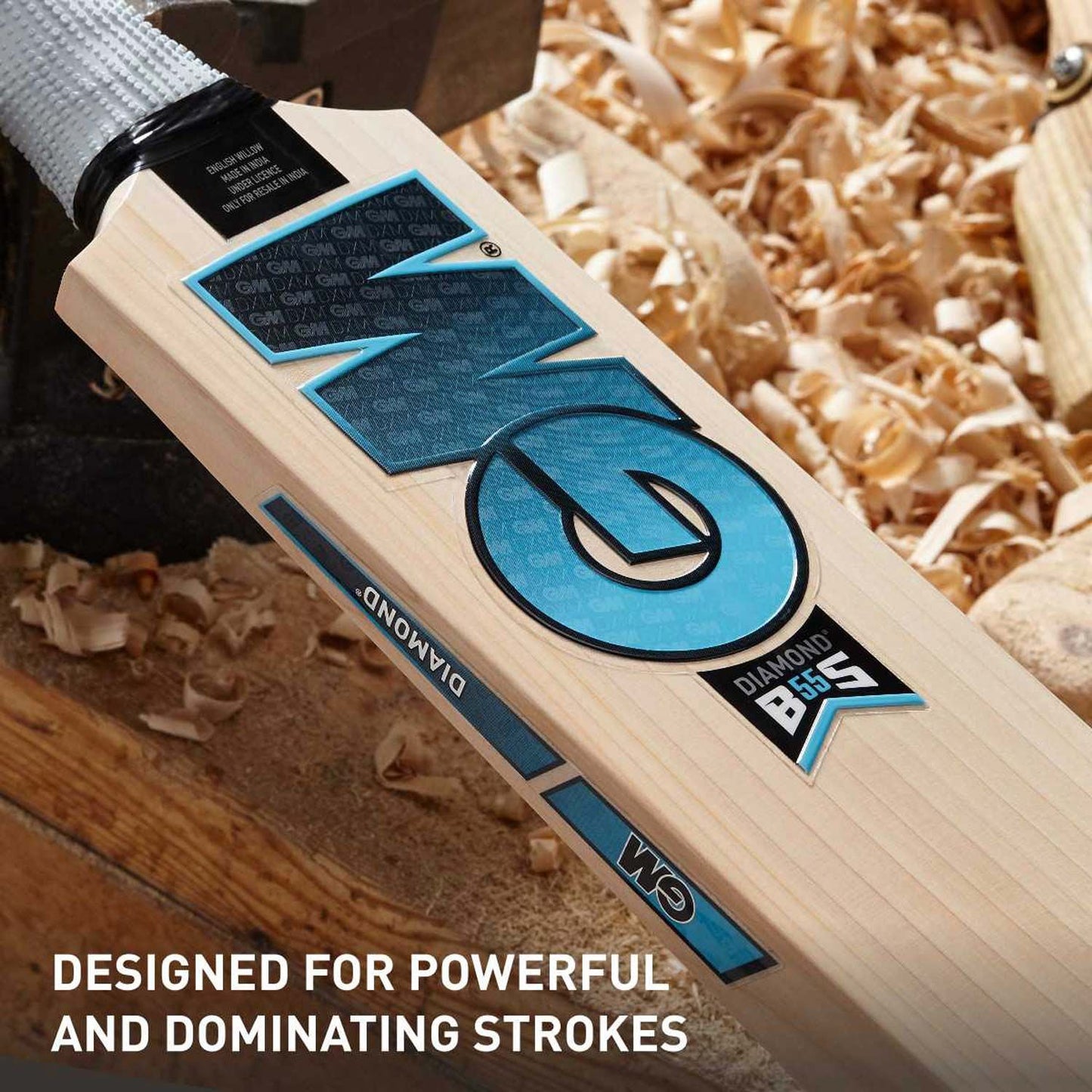 GM Diamond 555 English Willow Cricket Bat SH