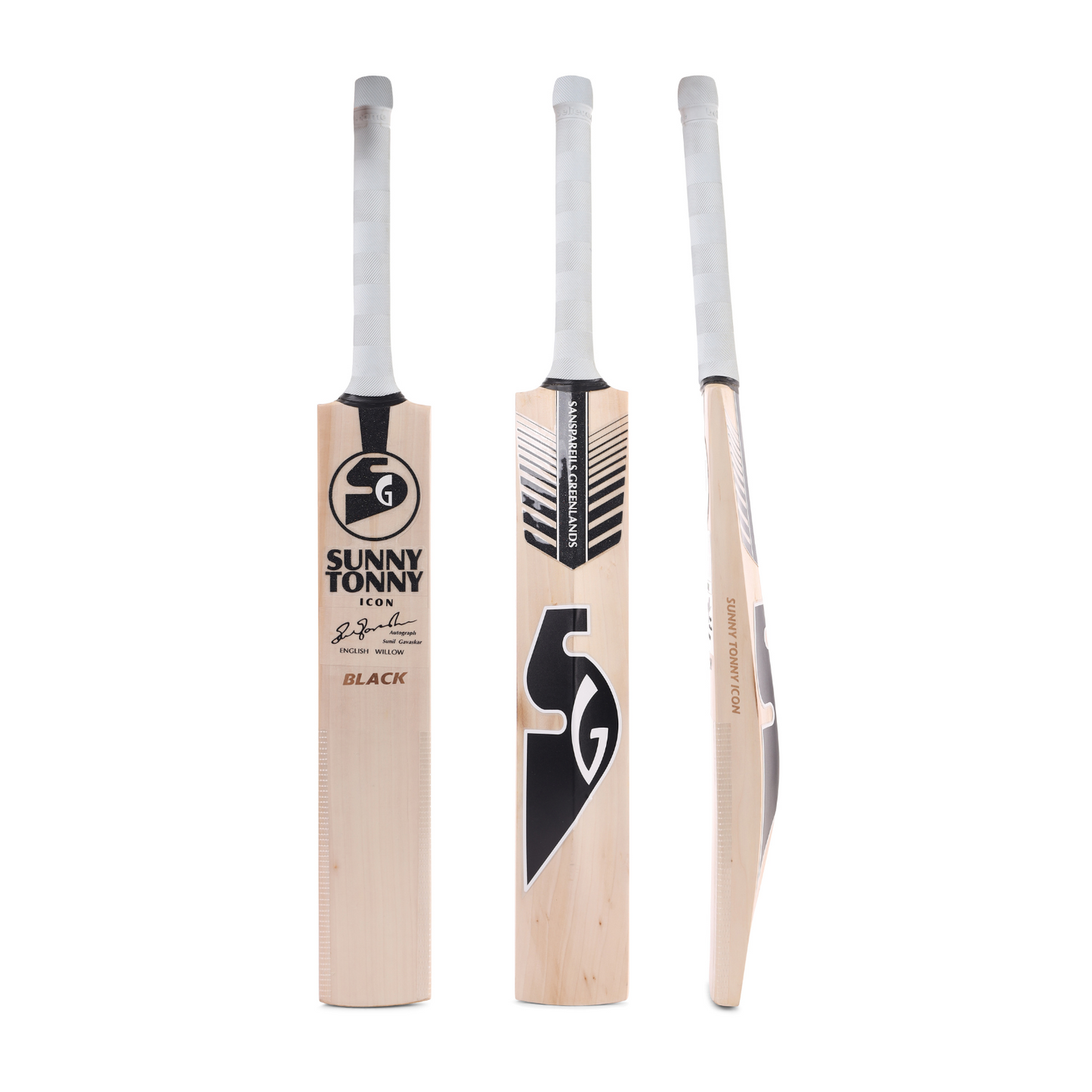 SG Sunny Tonny Icon Black English Willow Cricket Bat SH