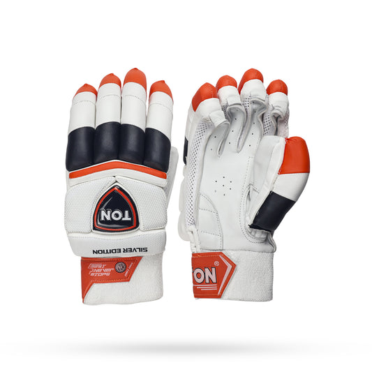 SS Ton Silver Edition Cricket Batting Gloves Men