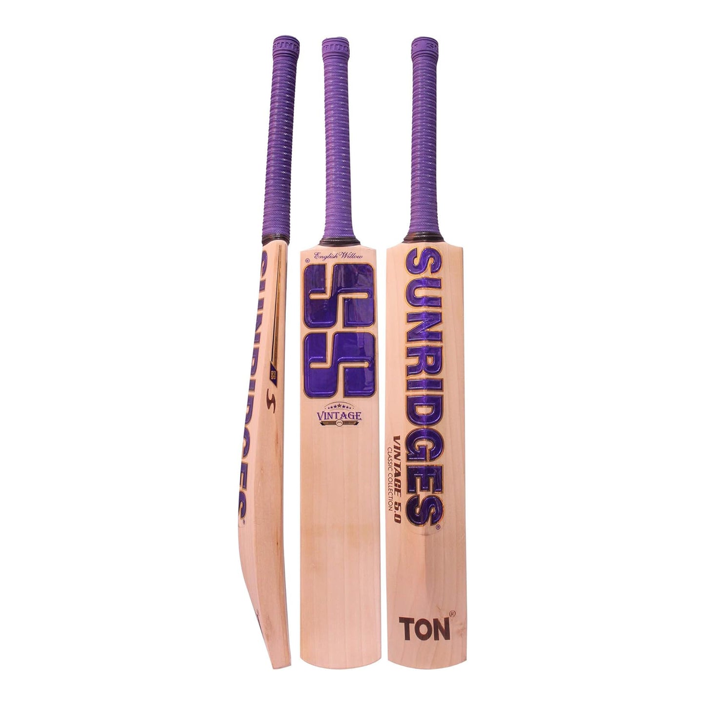 SS Vintage 5.0 English Willow Cricket Bat SH